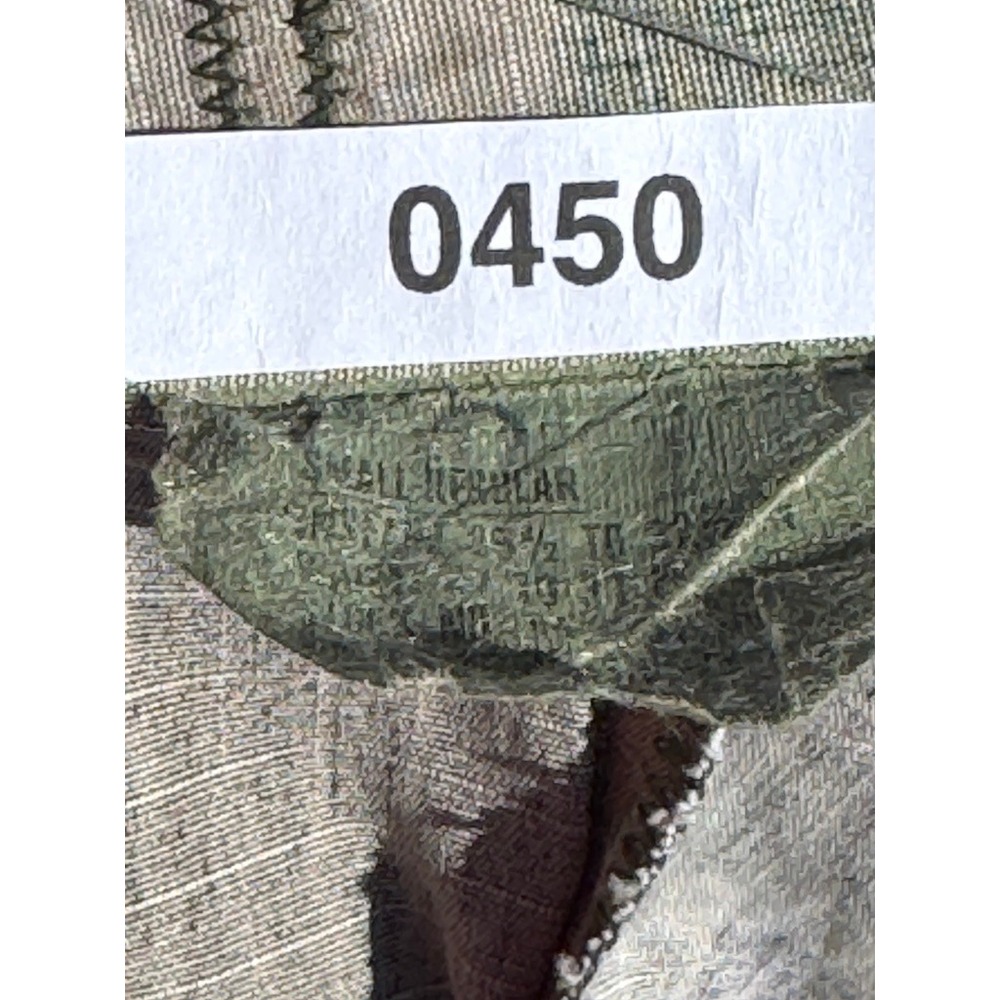 Vintage US Military Woodland Camo Cargo Shorts Ripstop Small Regular Adjustable - Picture 4 of 4